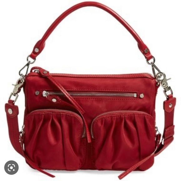 MZ Wallace Handbags - BNWOT MZ Wallace Bailey Ruby Red with silver hardware
